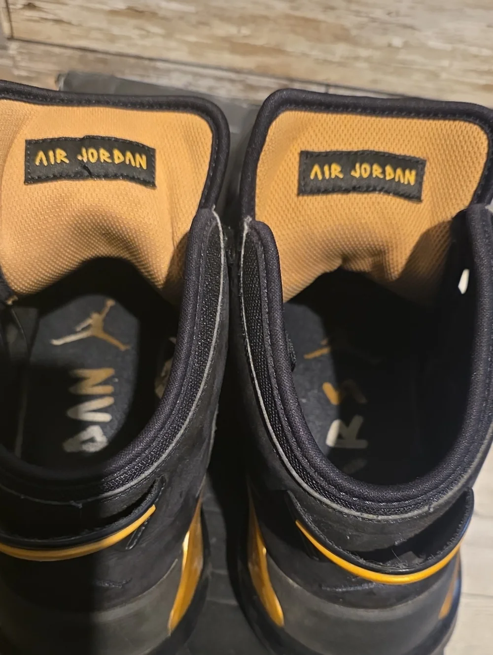 Jordan Mars 270 Men’s Black & Gold High-Top Sneakers